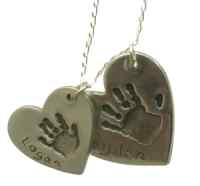 Set of 2 Foot or Artwork Jewellery charms