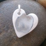 Fingerprint jewellery made with small print