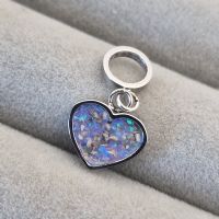 Ashes in Resin heart dangle charm (fits pandora)