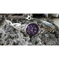 Ashes or hair celtic memory bracelet