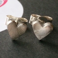 Tiny Fingerprint stud earrings