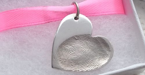 Large Fingerprint Jewellery Charm