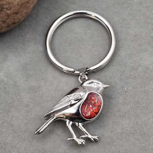 Robin Memory keyring with ashes