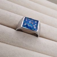 Memorial Steel Signet Ring