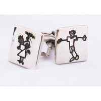 Personalised Cufflinks with drawings or handwriting