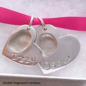 Finished fingerprint jewellery