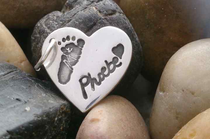 Hand or footprint Jewellery Necklace Charm