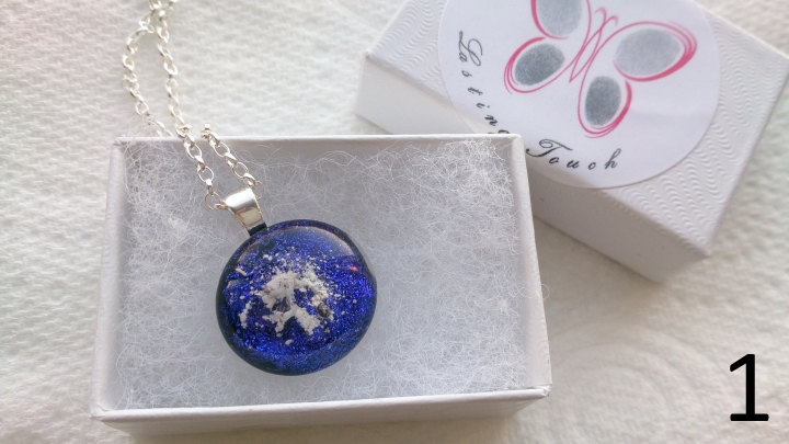 Fused Glass Pendant With Cremation Ashes - Ashes To Glass Pendant Uk Fused Glass Pendant With Cremation Ashes - Ashes To Glass Pendant Uk