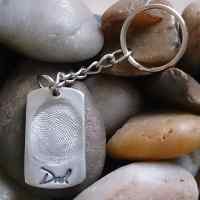 Fingerprint Print keyring