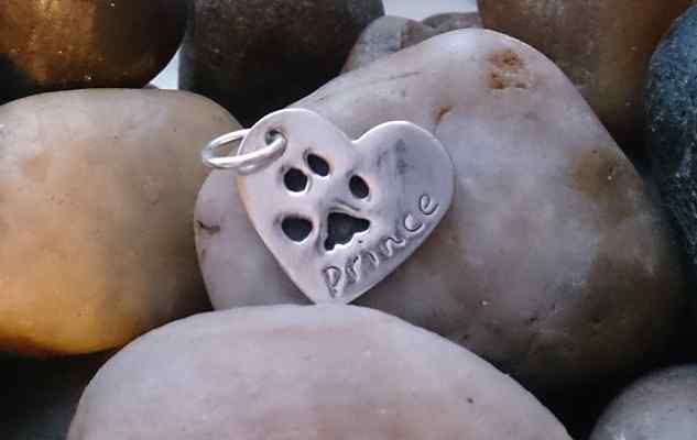 Paw print Jewellery Necklace Charm