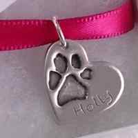 Paw print Jewellery Necklace Charm